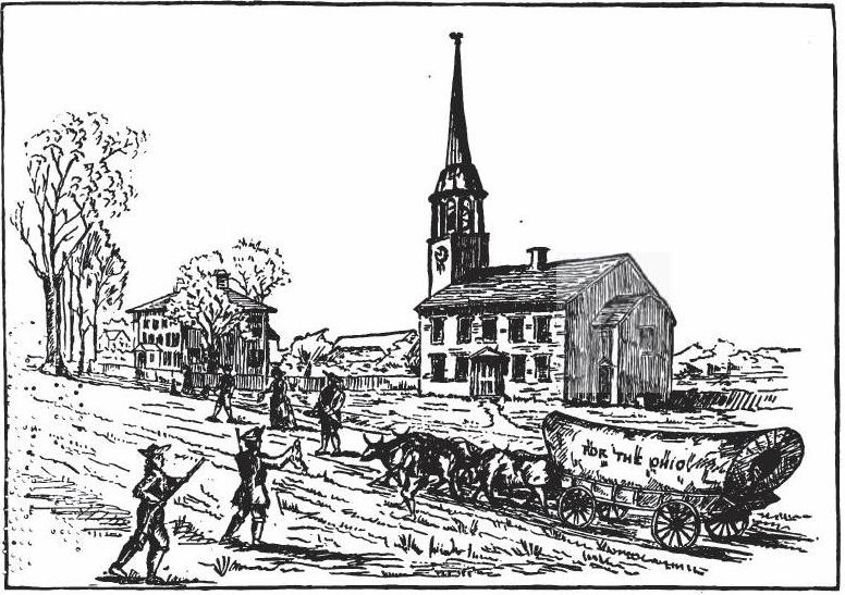 Departure of the pioneers from Ipswich.
