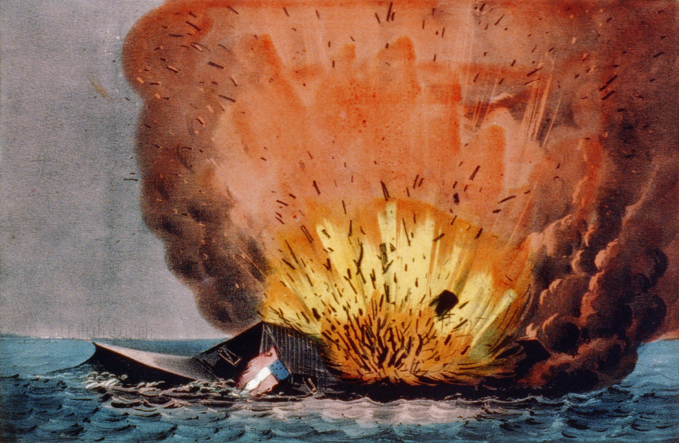 merrimack sunk