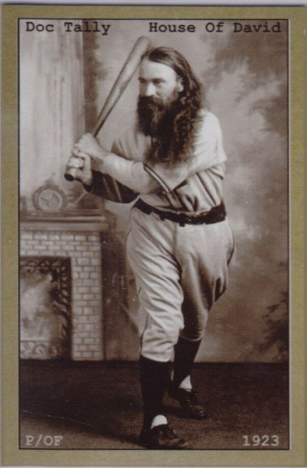 Doc Tally was one of the prominent members of the House of David baseball team.