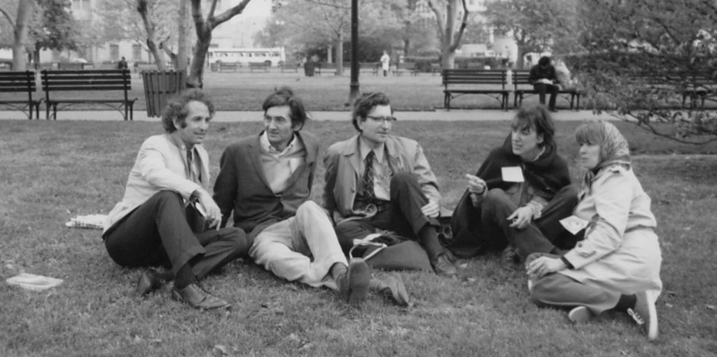 In early 1971 Ellsberg (left) became friends with Noam Chomsky (center), who introduced him to the author of this essay, Boston Globe reporter Tom Oliphant, who discovered the existence of the secret history of Vietnam that became known as the Pentagon Papers and first broke the story. Ellsberg Papers, Univ. of Massachusetts.