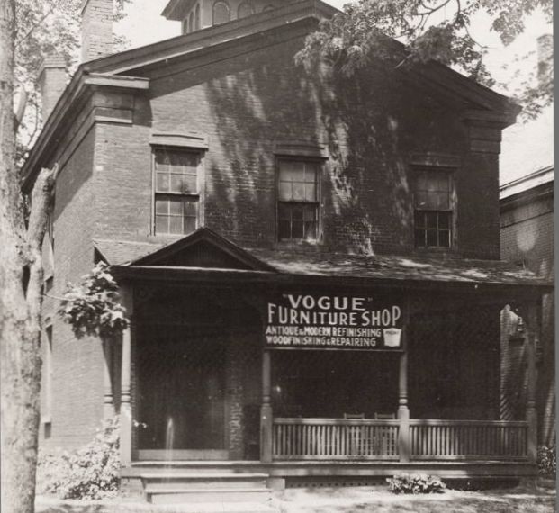 After escaping slavery, Douglass moved into this brick home in Rochester, later photographed in 1872. Rochester Public Library.