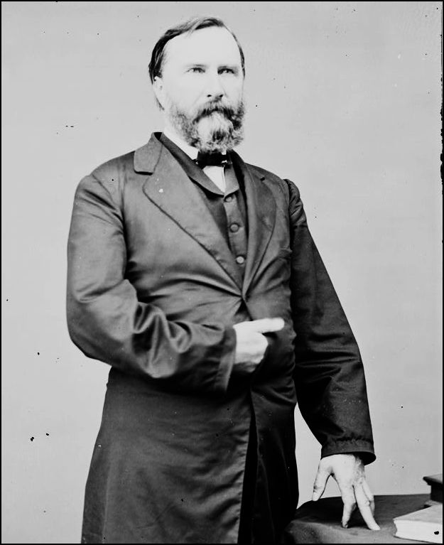 One of the most able Confederate generals, James Longstreet never recovered use of his right arm after a terrible wound in the battle in The Wilderness. Library of Congress.