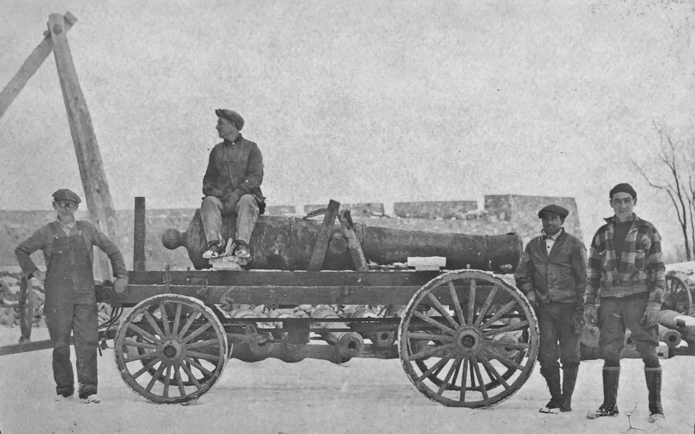 Cannon arrive at Ticonderoga in the winter of 1930-1.