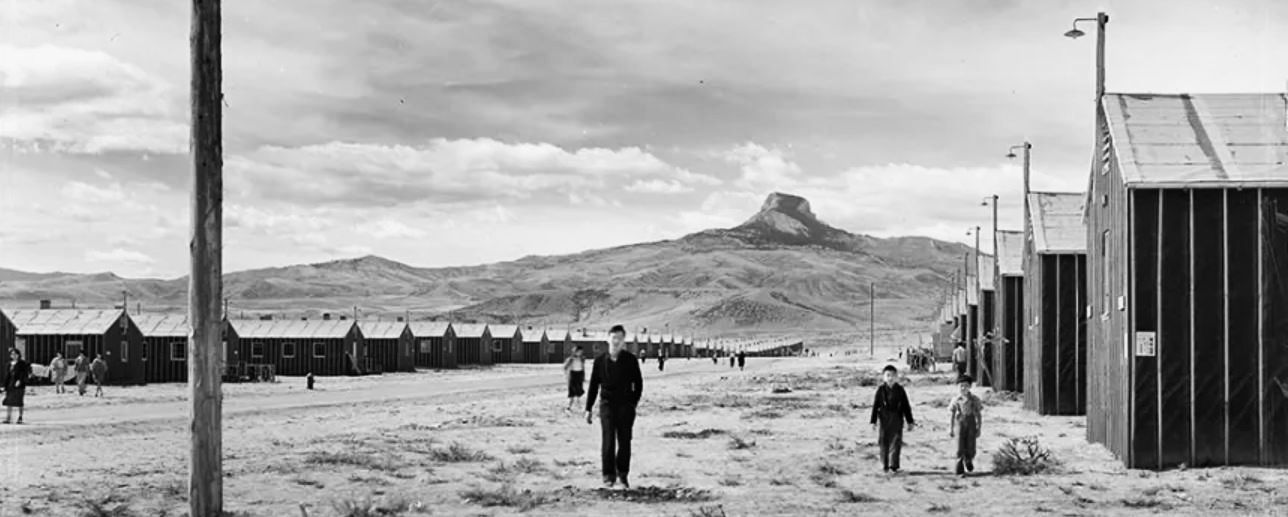 A total of 13,997 Japanese Americans were held at the Heart Mountain Internment Camp, making it the third-largest "town" in Wyoming at the time.
