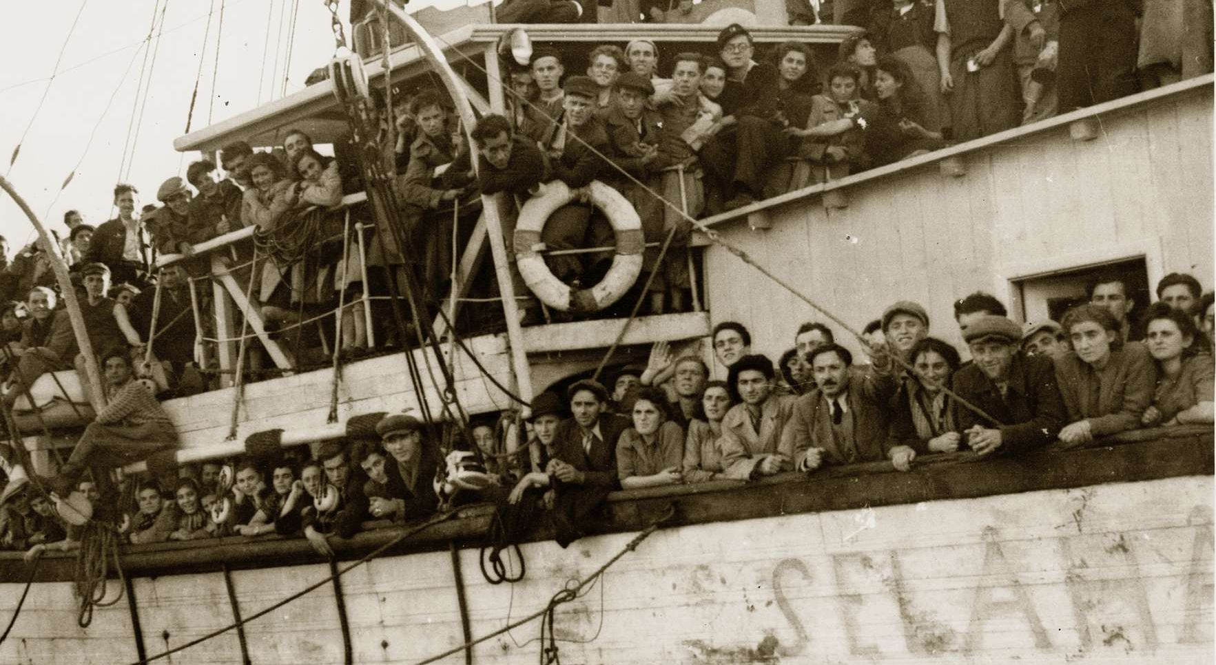 Hundreds of Jewish passengers escaped on the Selahattin to Palestine through Istanbul in 1944. FDR created the War Refugee Board that year to assist Jewish and other refugees, but earlier in the war he did little to help.. FDR Library.jpg