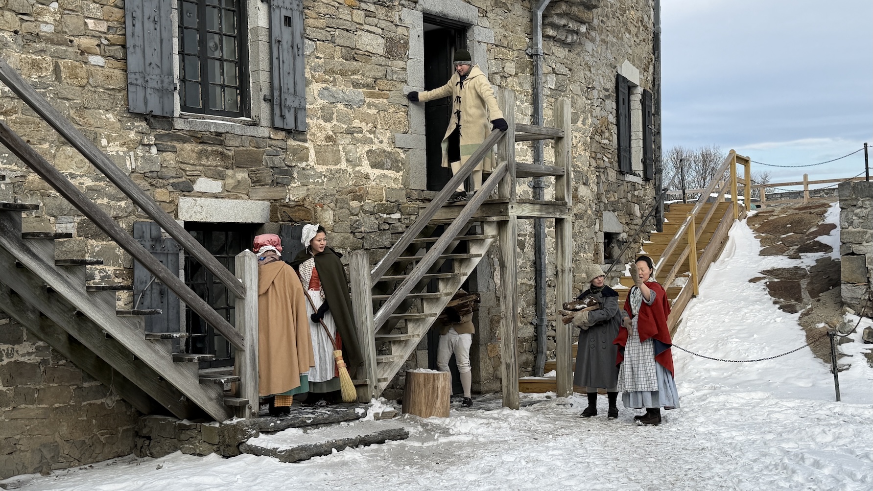 Women at Ticonderoga.