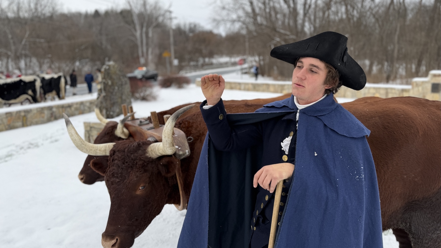 Henry Knox reenactor.