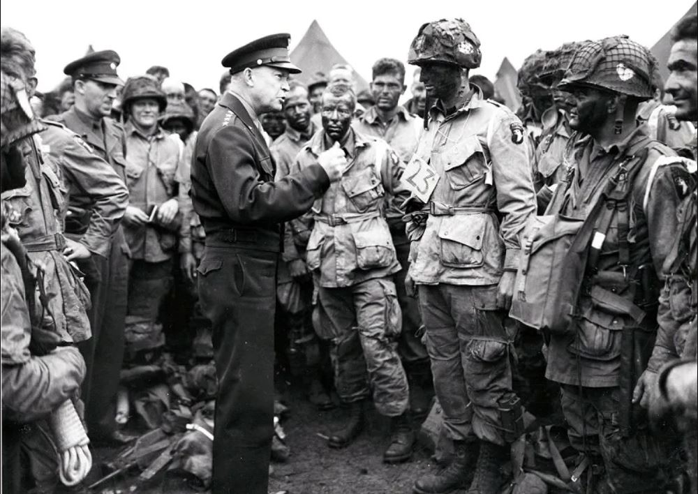 Ike talks on June 5, 1944
