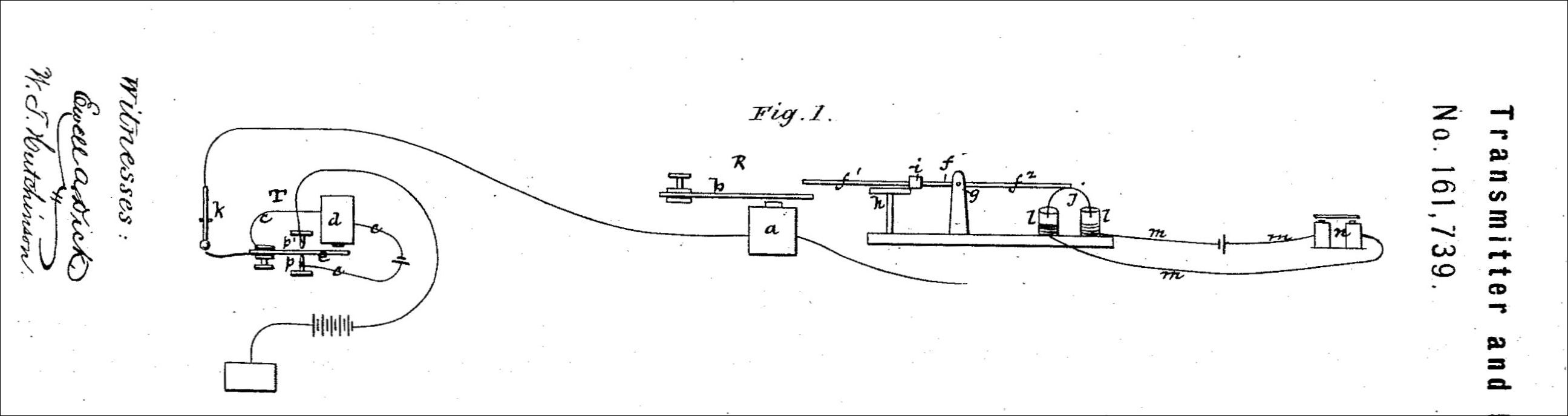 Gray claimed that Bell stole the idea of a liquid transmitter from him, and many writers since have repeated that accusation. But Bell had been using liquid transmitters in experiments for three years before his telephone patent was issued. The previous year he won a patent for a multiple telegraph that had wires with electrical current dipping into liquid transmitters (Z).