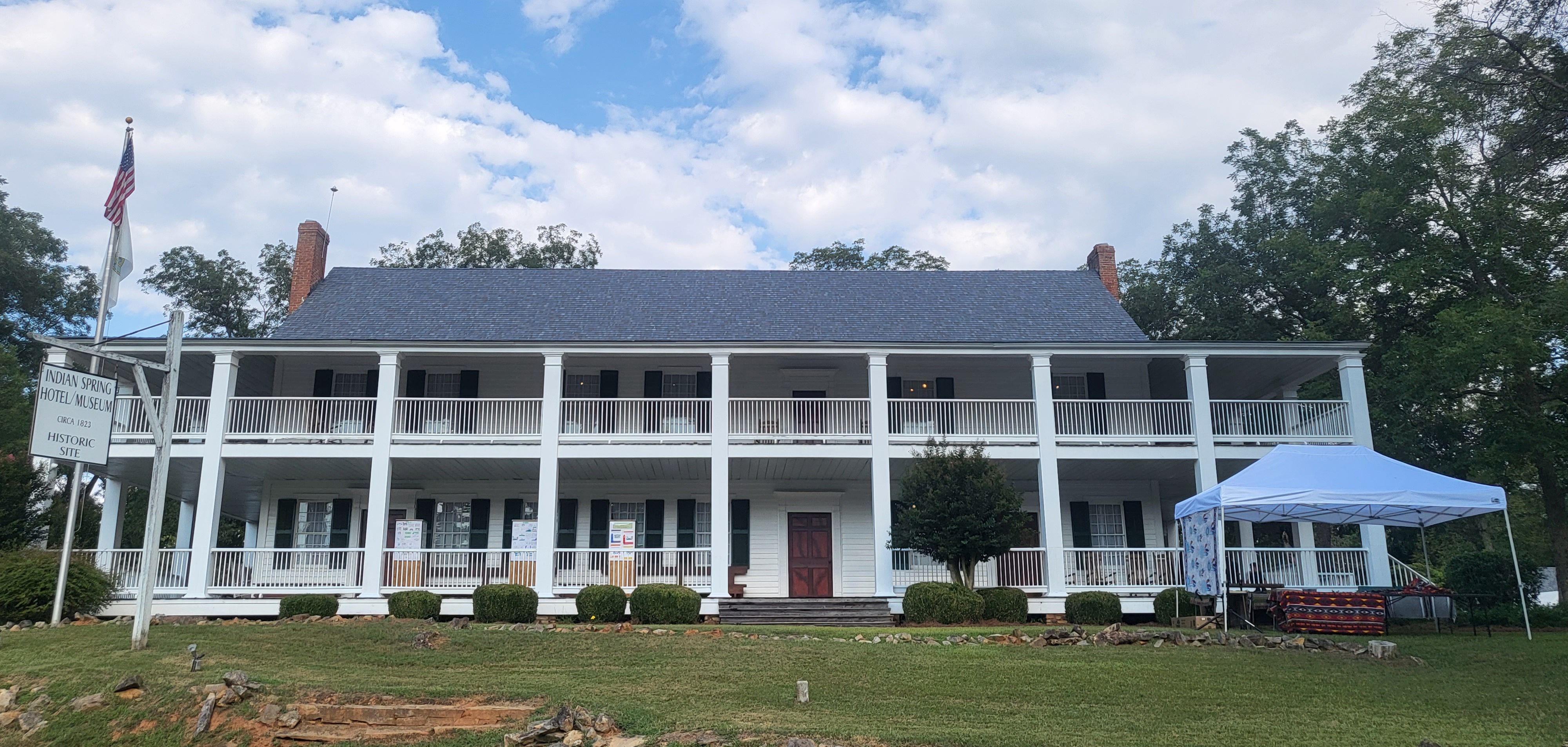  the Indian Spring Hotel, celebrating its bicentennial. In 1823, McIntosh and his cousin, Joel Bailey, constructed a stagecoach inn in 