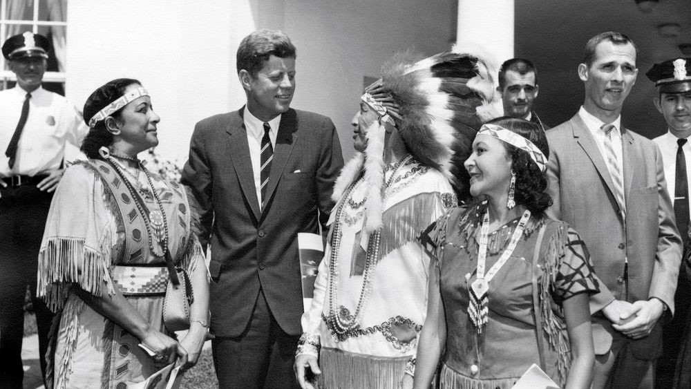 jfk lawn indians