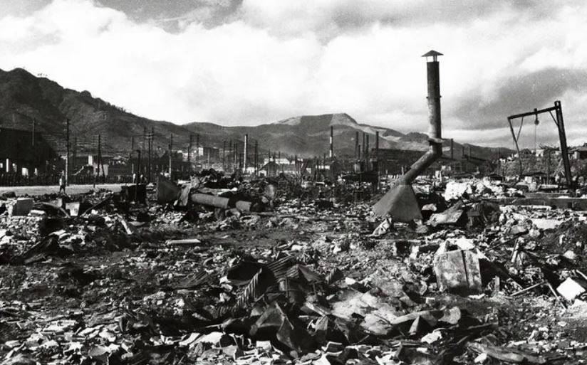 American Joe O'Donnell was one of the first photographers to reach Nagasaki after the bomb.