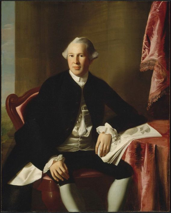 John Singleton Copley painted Dr. Joseph Warren circa 1765. Museum of Fine Arts, Boston.