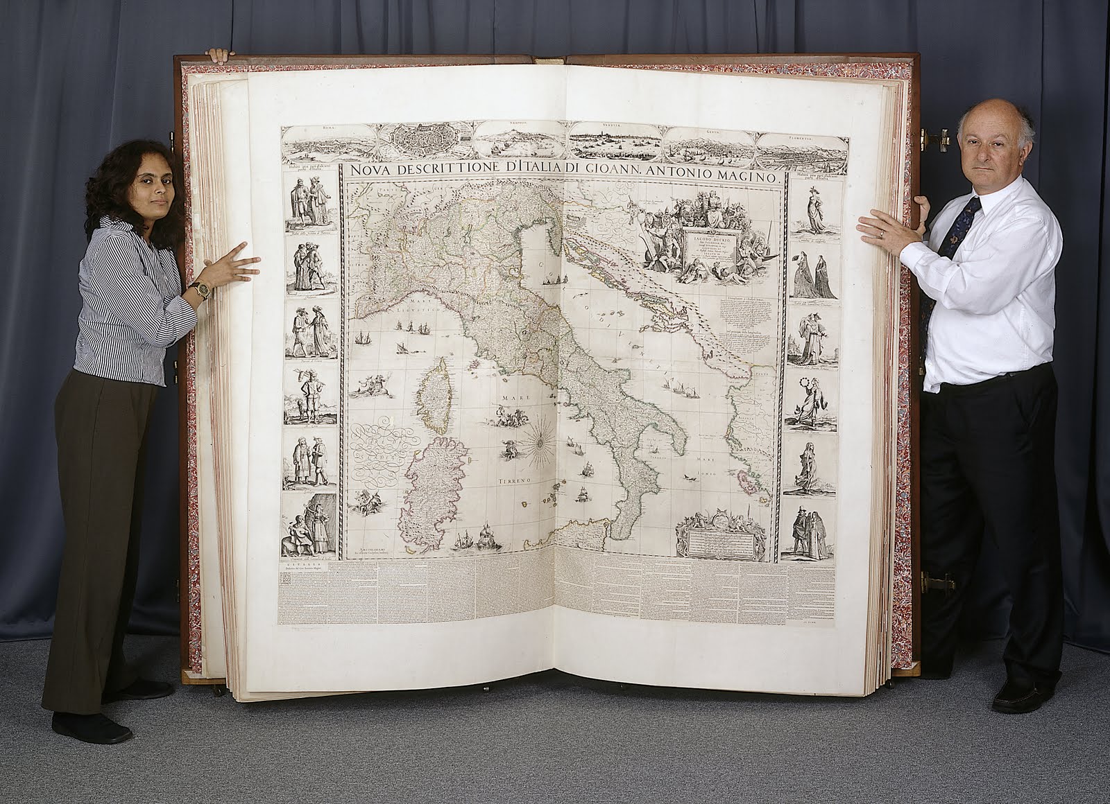 Curators at the British Library have begun to digitize the 30,000 maps collected by King George III, including the massive Klencke Atlas. Courtesy British Library.