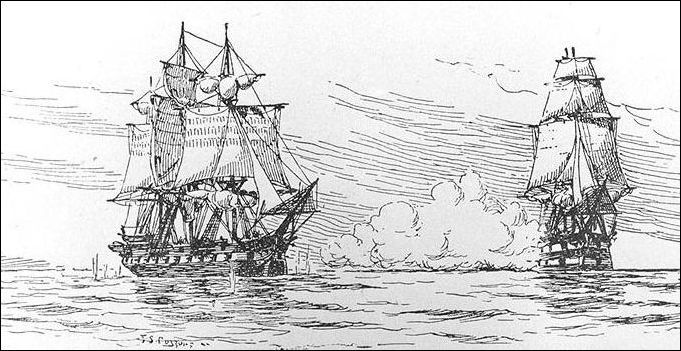 When the British ship Leopard fired on the American ship Chesapeake unexpectedly and forced it to allow the impressment of some its sailors.