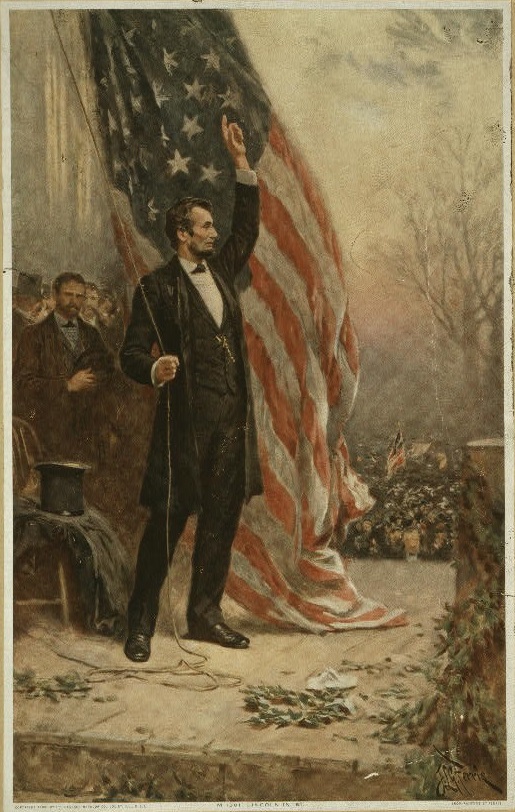 lincoln and the flag