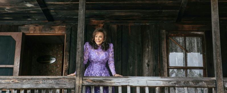 Loretta Lynn recently visited her family's original cabin in Butcher Holler. David McClister.