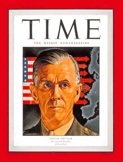 Marshall on the TIME Magazine cover 1943