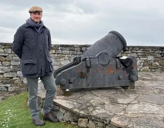 Curator Matthew Keagle has spent ten years uncovering the origins of Ticonderoga's origins. Photo by Amy Bracken