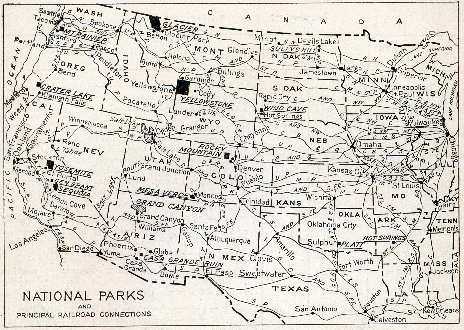 national park map