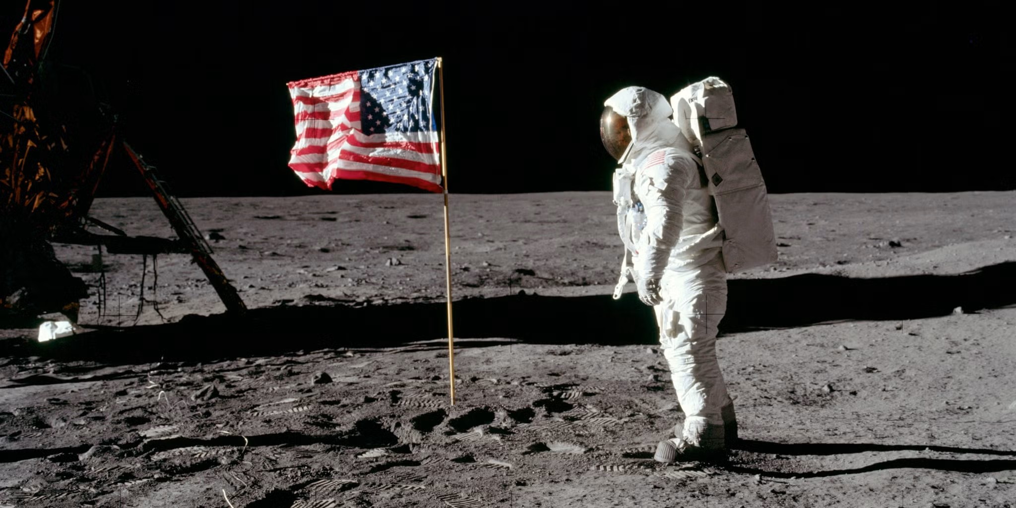 Neil Armstrong on the moon-NASA