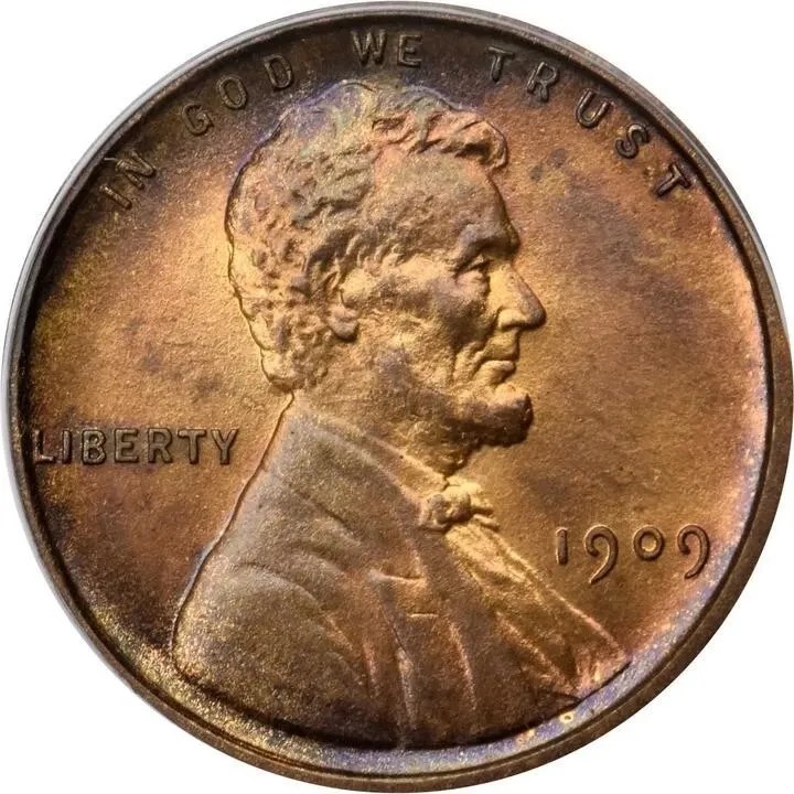 Original Lincoln penny, 1909, now worth about $60,000 (EBay)