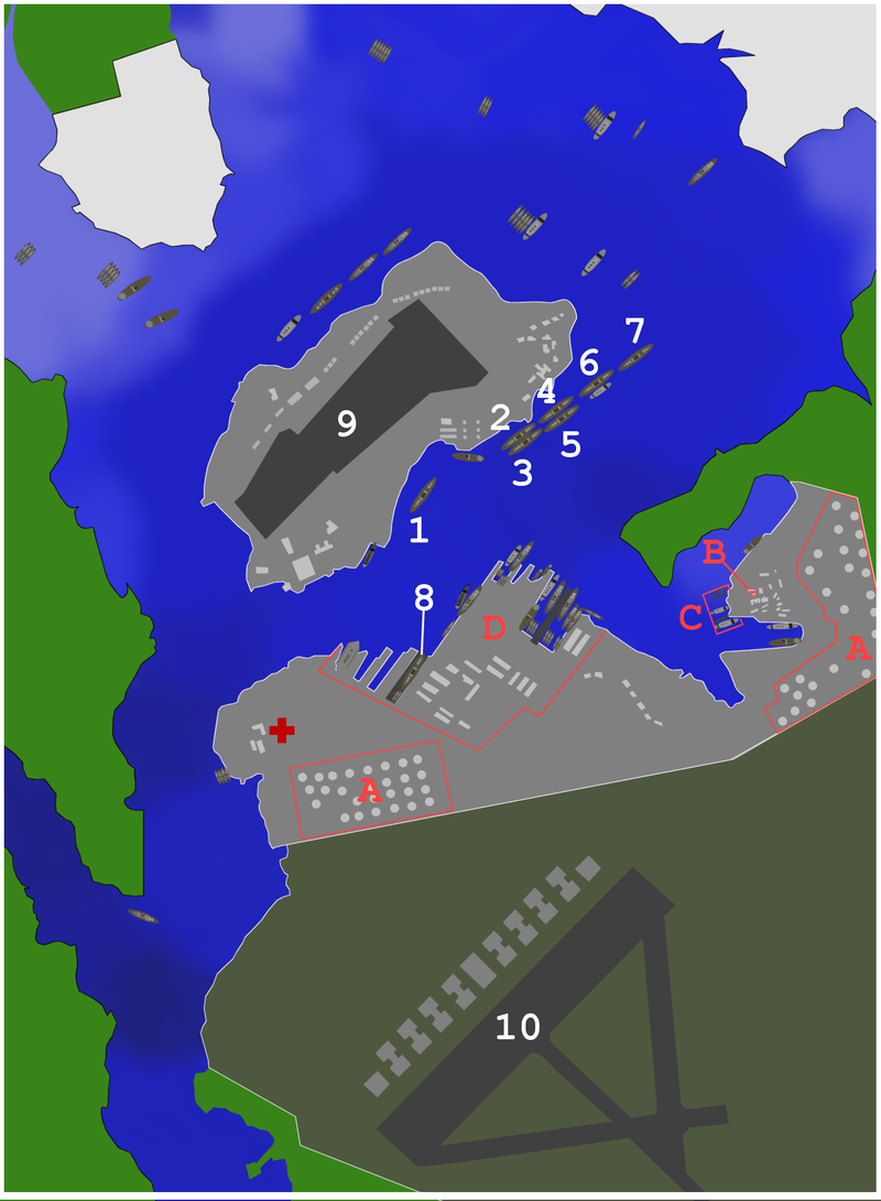 pearl harbor map