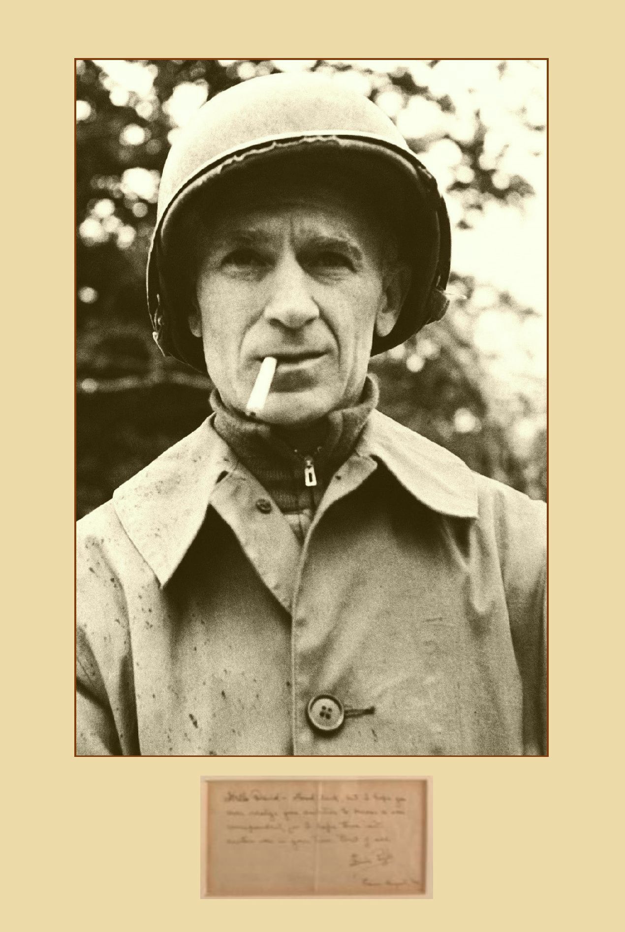 Ernie Pyle, Associated Press war correspondent is shown in France, June 27, 1944. (AP Photo/Acme Pool/Bert Brandt)