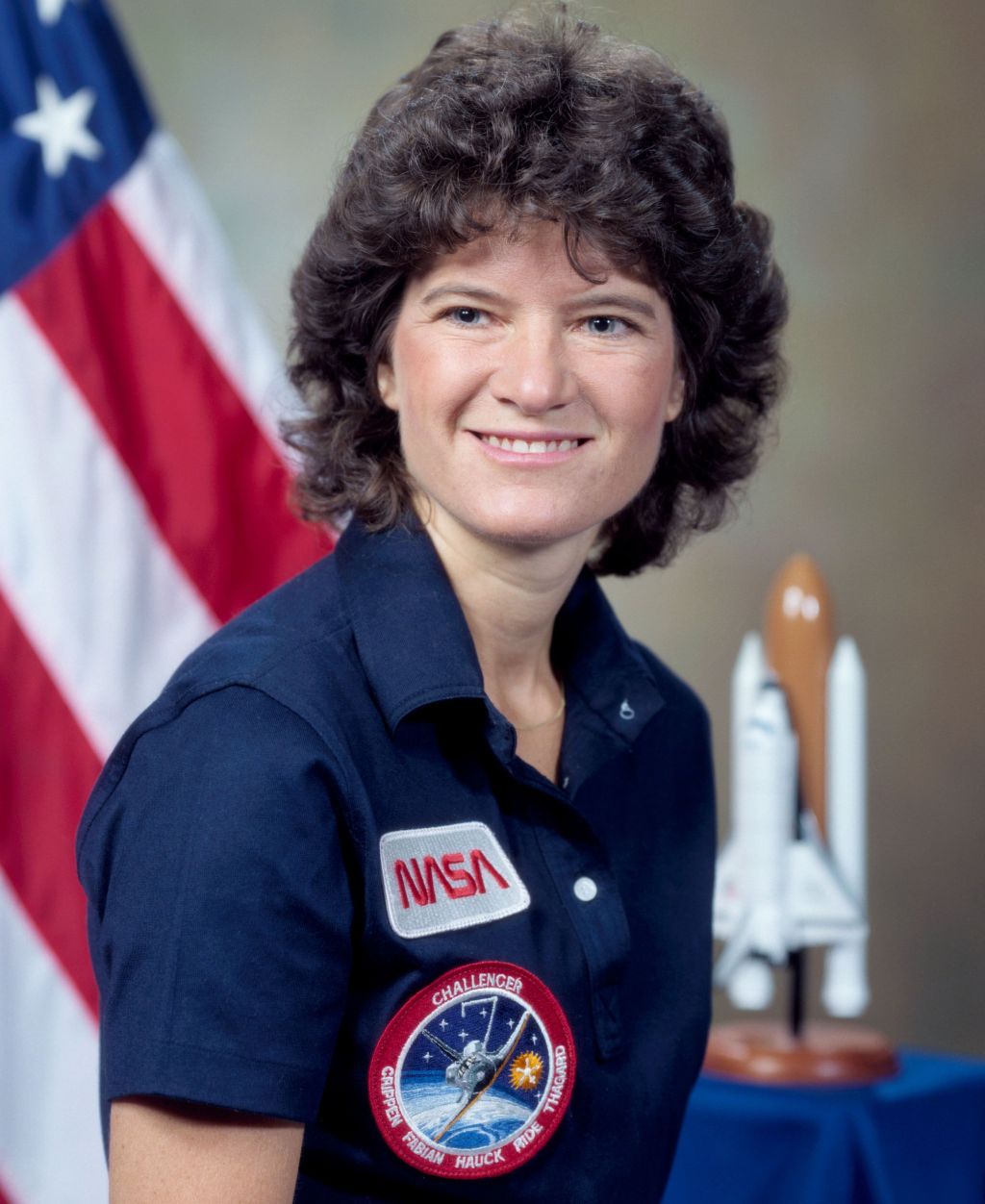 Astronaut Sally Ride in 1984. NASA Library.