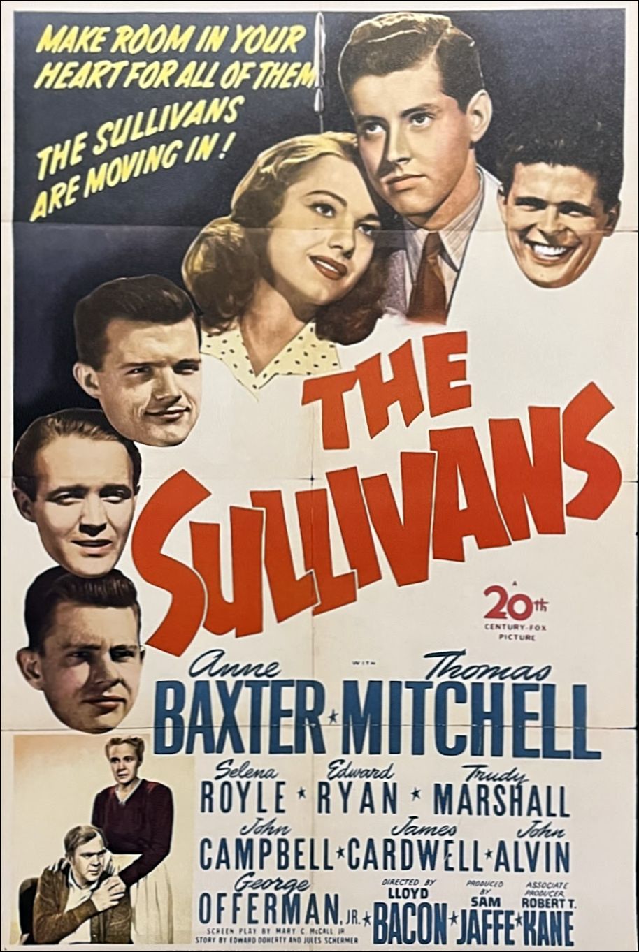 Hollywood soon produced a movie honoring the Sullivans. Society of the Cincinnati