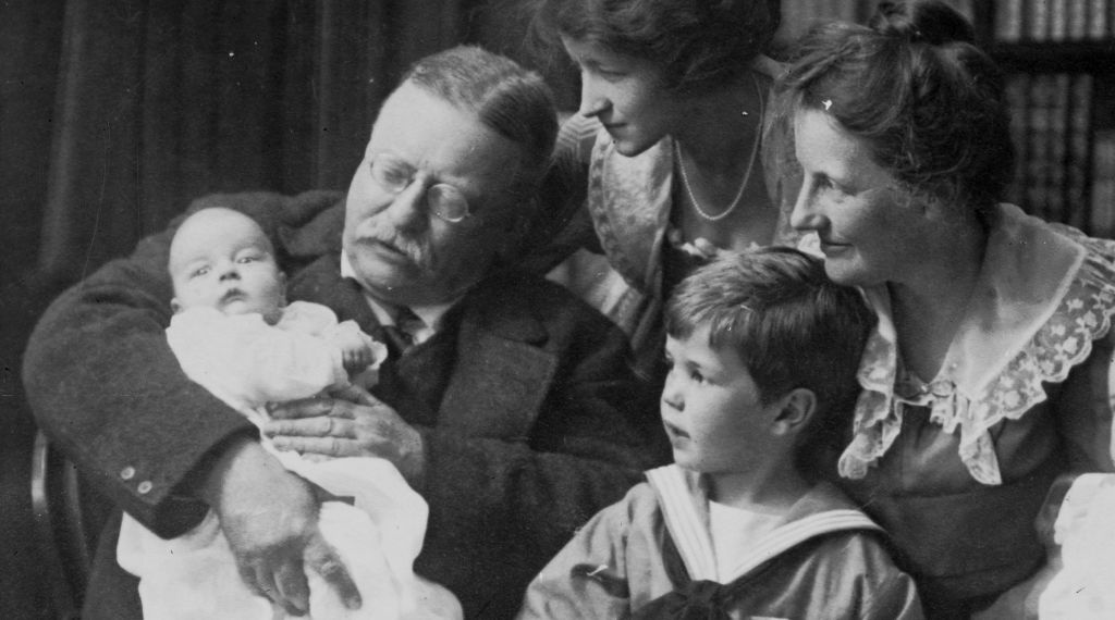 Theodore Roosevelt welcomed his grandson Archibald into the world in 1918.
