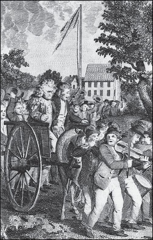 The Procession, engraving by Elkanah Tisdale, 1795