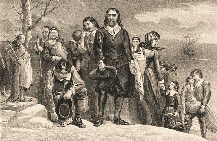 Northerners cherished the traditions of the Puratins who landed at Plymouth Rock, 