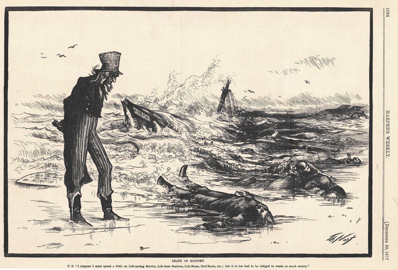 harpers weekly cartoon