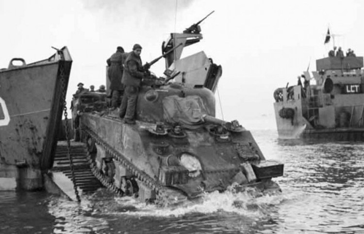 The 23rd Armored Brigade and other US and British Army units landed largely unopposed at Anzio.