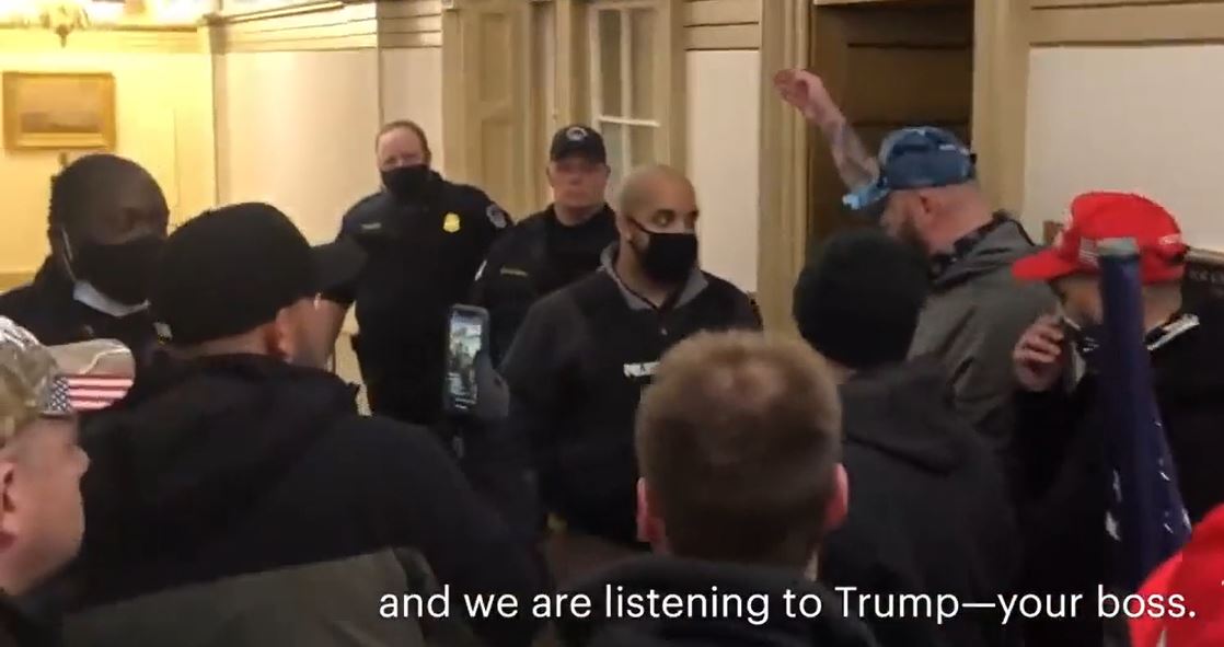 The “Fight for Trump” video released by JustSecurity.org provides a dramatic timeline of events after President Trump exorted a crowd in from the of the White House.