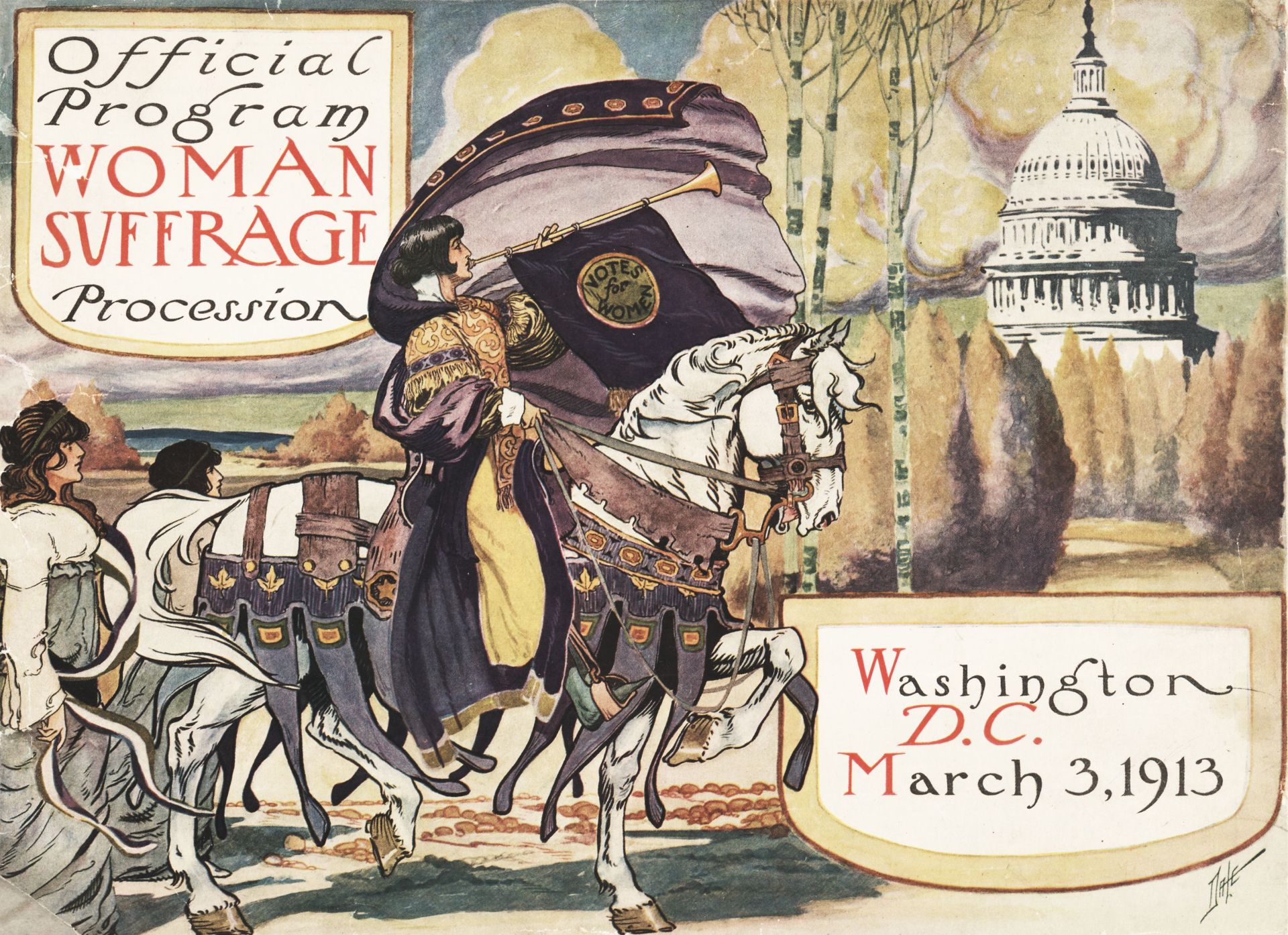 Woman Suffrage official poster cropped