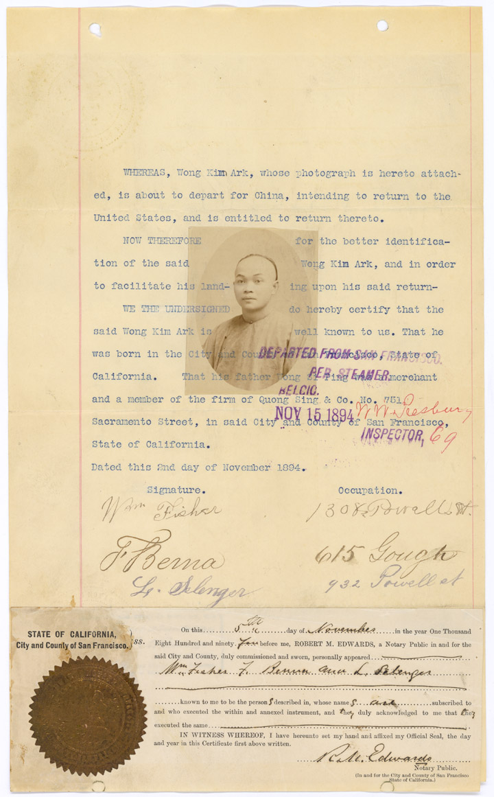 ark departure paper