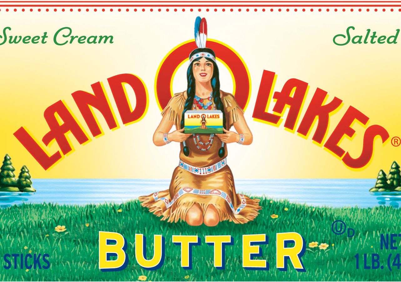 Mia, the Land O' Lakes butter maiden.