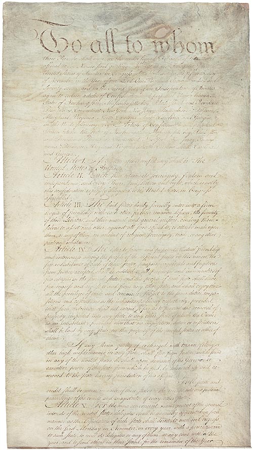 articles of confederation