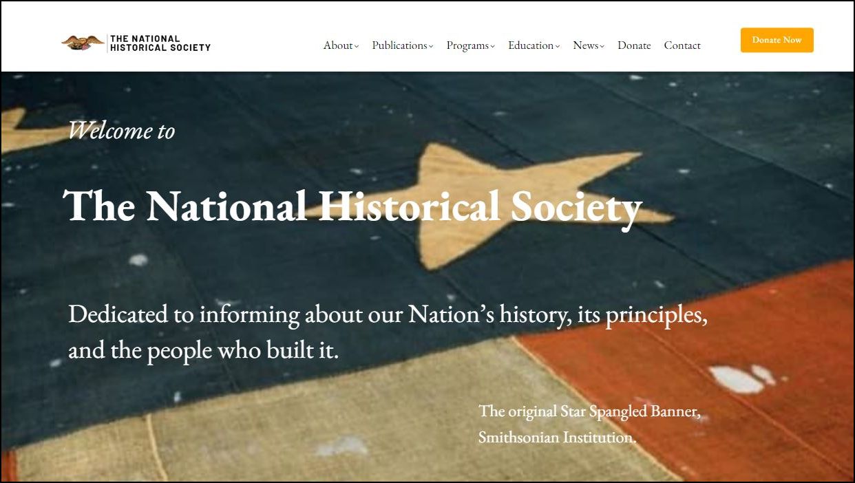 National Historical Society website