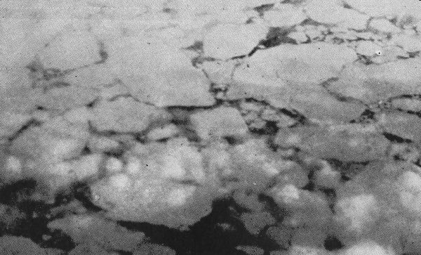 In 1948, Commander Robert McWethy photographed occasional open water in the Arctic that submarines might surface in, but at the time the obstacles were too great.