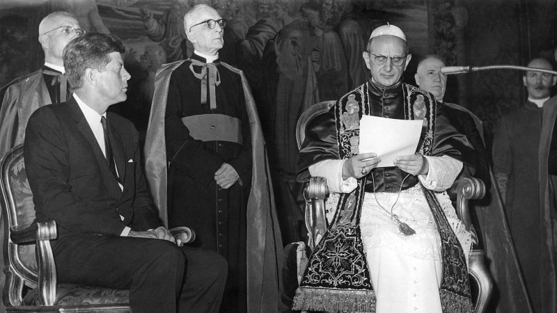 jfk and pope