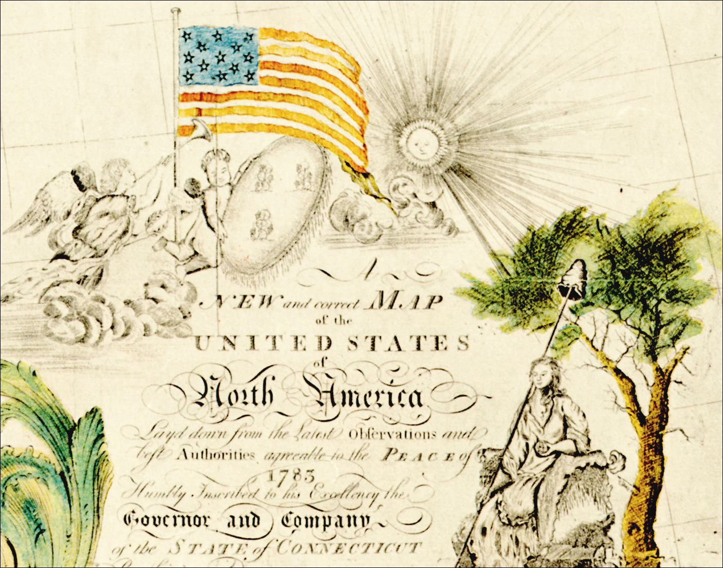 Buell's map of the United States