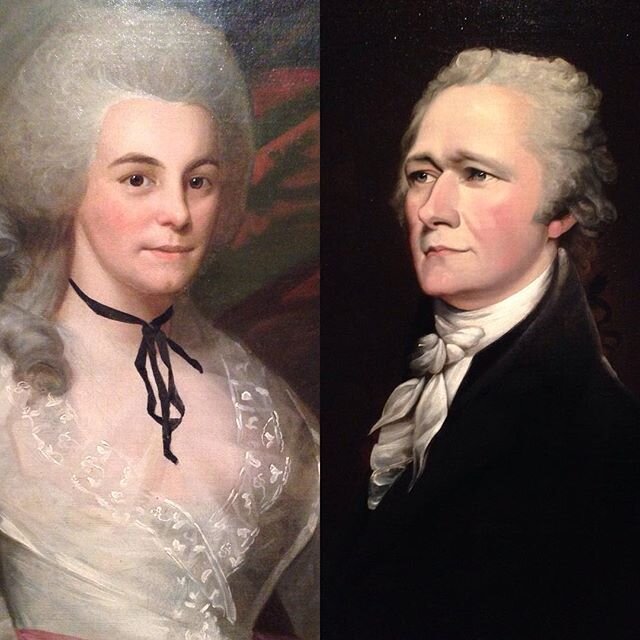 Eliza (left) and Hamilton (right). 