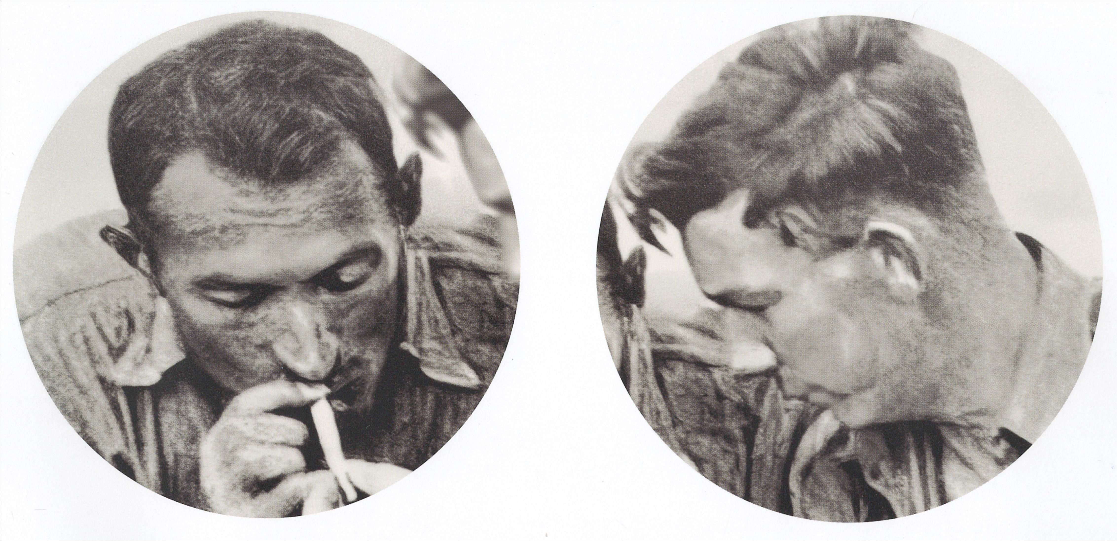 The author, archivist of Rockefeller Center, provided identities of the men in the photo as best as she could.