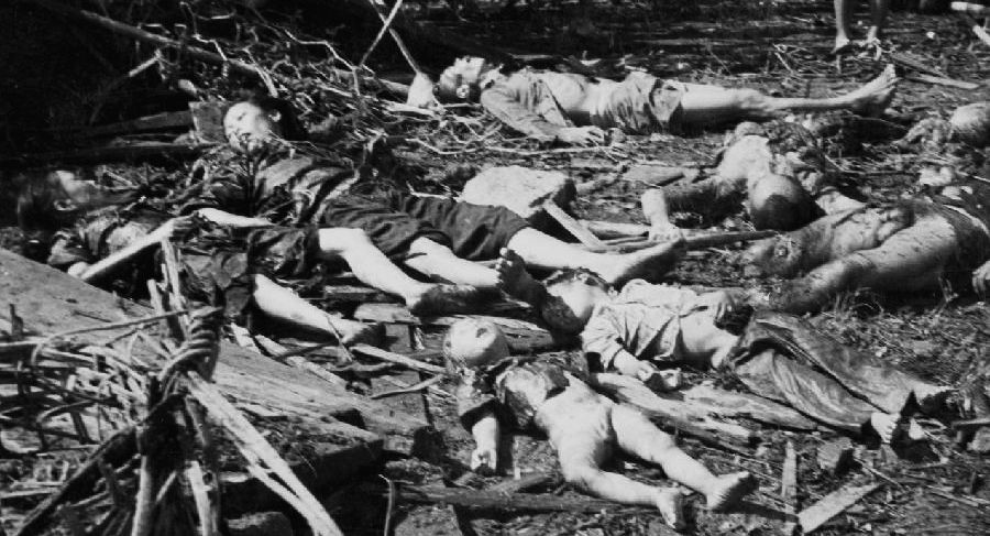 Chinese women and children killed by the Japanese were among the 11 million estimated civilians killed in China during the war. Xinhua