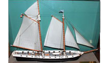 U.S.S. Ticonderoga-War of 1812 Model